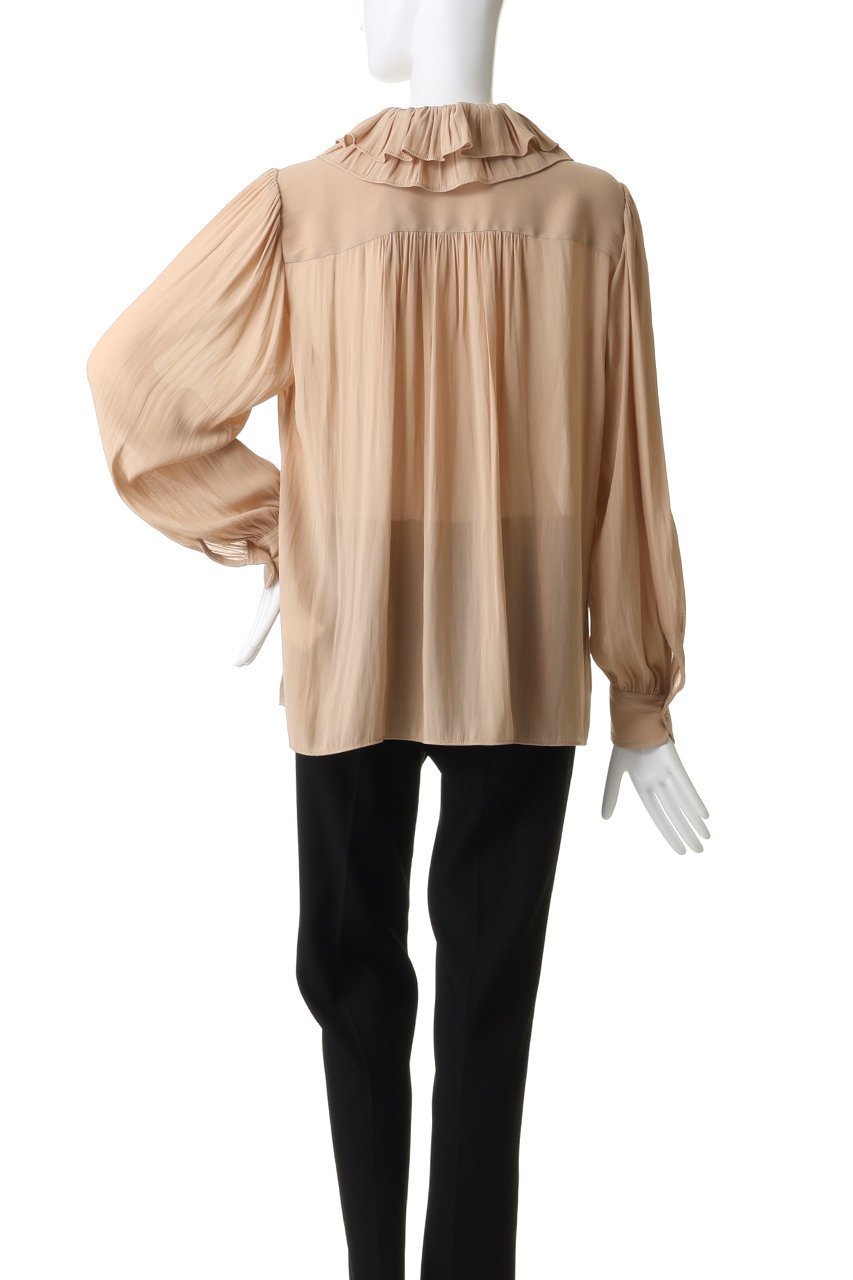 【デザイン ワークス/DESIGN WORKS】のダブル襟シアーブラウス 人気、トレンドファッション・服の通販 founy(ファニー) 　ファッション　Fashion　レディースファッション　Fashion for Women　トップス・カットソー　Cut & Sew Tops　シャツ・ブラウス・オフィスカジュアル　Elegant Blouses & Button-Ups　おすすめ　Recommended / Our Picks　シアー　Sheer, See-Through　ジャケット　Jacket, Outerwear　スリーブ　Sleeve, Long Sleeve / Short Sleeve　ダブル　Double, Double-Breasted　バランス　Balance, Style Balance　ブルゾン　Blouson, Bomber Jacket　ロング　Long, Long-Length　エレガント 上品　Elegant　新作・新入荷　New Arrivals / New In　other-4|ID: prp329100004878596 ipo3291000000036396942