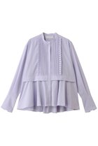 【ティアラ/Tiara】の《別注》【MARILYN MOON】フロントフリルブラウス 人気、トレンドファッション・服の通販 founy(ファニー) ファッション Fashion レディースファッション Fashion for Women トップス・カットソー Cut & Sew Tops シャツ・ブラウス・オフィスカジュアル Elegant Blouses & Button-Ups ストライプ Stripe, Striped Pattern スリーブ Sleeve, Long Sleeve / Short Sleeve デニム Denim, Jeans Material フリル Frill, Ruffle ペプラム Peplum, Flared Hem ロング Long, Long-Length 別注 Limited Edition, Custom Order 新作・新入荷 New Arrivals / New In thumbnail ライラック|ID: prp329100004878604 ipo3291000000036396986