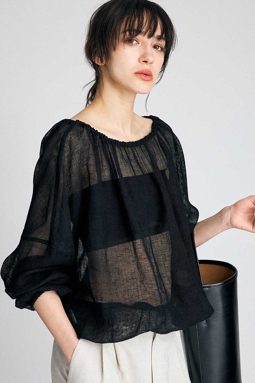 【ブリル/BRILL】のカラミギャザーブラウス 人気、トレンドファッション・服の通販 founy(ファニー) ファッション Fashion レディースファッション Fashion for Women トップス・カットソー Cut & Sew Tops シャツ・ブラウス・オフィスカジュアル Elegant Blouses & Button-Ups ギャザー Gathered, Ruffled ストリング String, Drawstring スリーブ Sleeve, Long Sleeve / Short Sleeve フォルム Silhouette, Form リネン Linen, Linen Fabric ロング Long, Long-Length 夏 Summer 新作・新入荷 New Arrivals / New In other-2|ID: prp329100004878613 ipo3291000000036397044