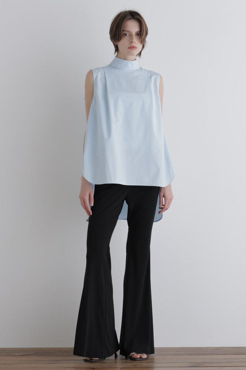 【ル フィル/LE PHIL】のテックスブリッドハイゲージブラウス 人気、トレンドファッション・服の通販 founy(ファニー) 　ファッション　Fashion　レディースファッション　Fashion for Women　トップス・カットソー　Cut & Sew Tops　キャミソール&ノースリーブ　Camisoles & Sleeveless Tops　シャツ・ブラウス・オフィスカジュアル　Elegant Blouses & Button-Ups　スタンダード　Standard, Basic　スタンド　Stand Collar, Upright Stand　ストレッチ　Stretch, Stretchy Fabric　ノースリーブ　Sleeveless, No-Sleeve　ボトム　Bottoms, Lower Wear　新作・新入荷　New Arrivals / New In　other-3|ID: prp329100004878615 ipo3291000000036397060