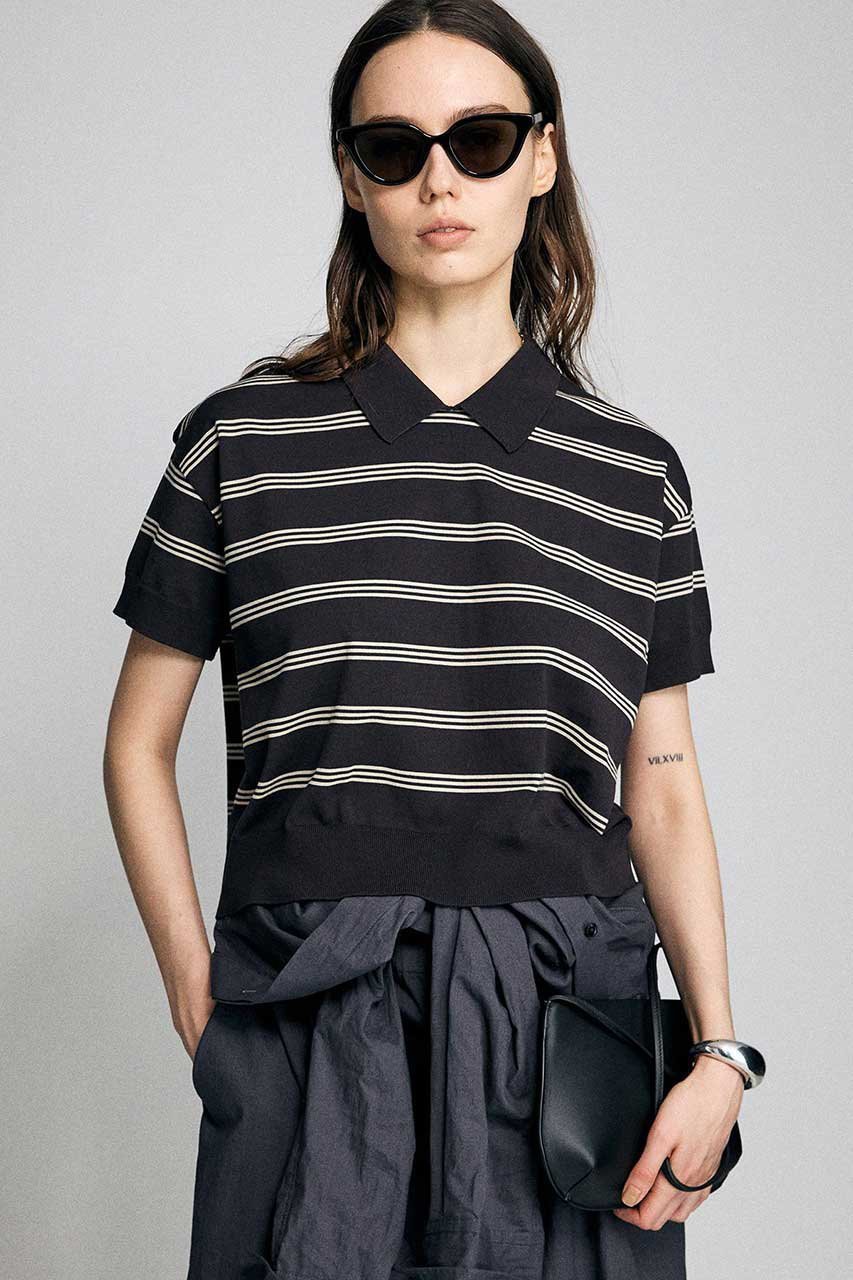 【ブリル/BRILL】のミニマルポロ 人気、トレンドファッション・服の通販 founy(ファニー) 　ファッション　Fashion　レディースファッション　Fashion for Women　トップス・カットソー　Cut & Sew Tops　シャツ・ブラウス・オフィスカジュアル　Elegant Blouses & Button-Ups　ポロシャツ・きれいめカジュアル　Smart-Casual Polo Tops　コンパクト　Compact, Small Size　シンプル　Simple, Minimal　ストレッチ　Stretch, Stretchy Fabric　スポーティ　Sporty, Casual Athletic　ポロシャツ　Polo Shirt, Collared Tee　再入荷　Restock / Back in Stock　other-5|ID: prp329100004878628 ipo3291000000036397170