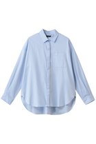 【アルアバイル/allureville】のコットンオックスラウンドヘムシャツ 人気、トレンドファッション・服の通販 founy(ファニー) ファッション Fashion レディースファッション Fashion for Women トップス・カットソー Cut & Sew Tops シャツ・ブラウス・オフィスカジュアル Elegant Blouses & Button-Ups スリーブ Sleeve, Long Sleeve / Short Sleeve ロング Long, Long-Length 再入荷 Restock / Back in Stock thumbnail サックス|ID: prp329100004878632 ipo3291000000036397203