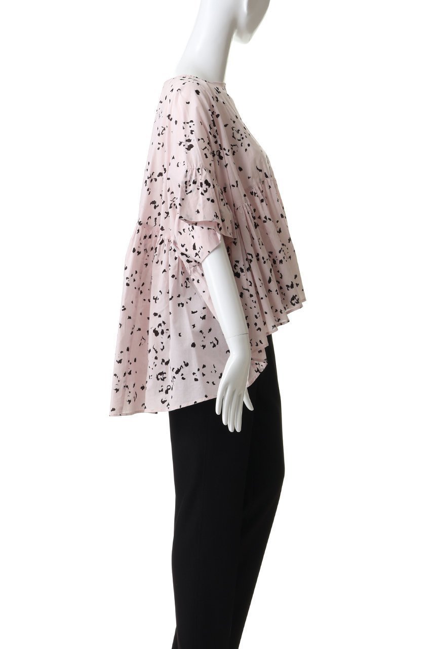 【ミズイロ インド/mizuiro ind】のprint wide gather P/O プルオーバー 人気、トレンドファッション・服の通販 founy(ファニー) 　ファッション　Fashion　レディースファッション　Fashion for Women　トップス・カットソー　Cut & Sew Tops　シャツ・ブラウス・オフィスカジュアル　Elegant Blouses & Button-Ups　カジュアルプルオーバー・ニットトップス　Pullovers & Knit Tops / Casual Pullovers　アニマル　Animal Print　ギャザー　Gathered, Ruffled　シアー　Sheer, See-Through　ショート　Short, Short Length　スリーブ　Sleeve, Long Sleeve / Short Sleeve　ドット　Polka Dot, Dot Pattern　フレア　Flare, Flared　プリント　Print, Printed Pattern　人気　Popular, Best Seller　再入荷　Restock / Back in Stock　春　Spring　other-3|ID: prp329100004878633 ipo3291000000036397215