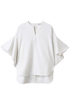 【ル フィル/LE PHIL】の2WAYツイルフレアブラウス 人気、トレンドファッション・服の通販 founy(ファニー) ファッション Fashion レディースファッション Fashion for Women トップス・カットソー Cut & Sew Tops シャツ・ブラウス・オフィスカジュアル Elegant Blouses & Button-Ups ショート Short, Short Length ストレッチ Stretch, Stretchy Fabric ストレート Straight, Straight Cut スリーブ Sleeve, Long Sleeve / Short Sleeve フェミニン Feminine, Girly フォーマル Formal, Dressy フレア Flare, Flared 定番 Standard, Basic Item thumbnail ホワイト|ID: prp329100004878640 ipo3291000000036397301