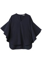 【ル フィル/LE PHIL】の2WAYツイルフレアブラウス 人気、トレンドファッション・服の通販 founy(ファニー) ファッション Fashion レディースファッション Fashion for Women トップス・カットソー Cut & Sew Tops シャツ・ブラウス・オフィスカジュアル Elegant Blouses & Button-Ups ショート Short, Short Length ストレッチ Stretch, Stretchy Fabric ストレート Straight, Straight Cut スリーブ Sleeve, Long Sleeve / Short Sleeve フェミニン Feminine, Girly フォーマル Formal, Dressy フレア Flare, Flared 定番 Standard, Basic Item thumbnail ネイビー|ID: prp329100004878640 ipo3291000000036397302