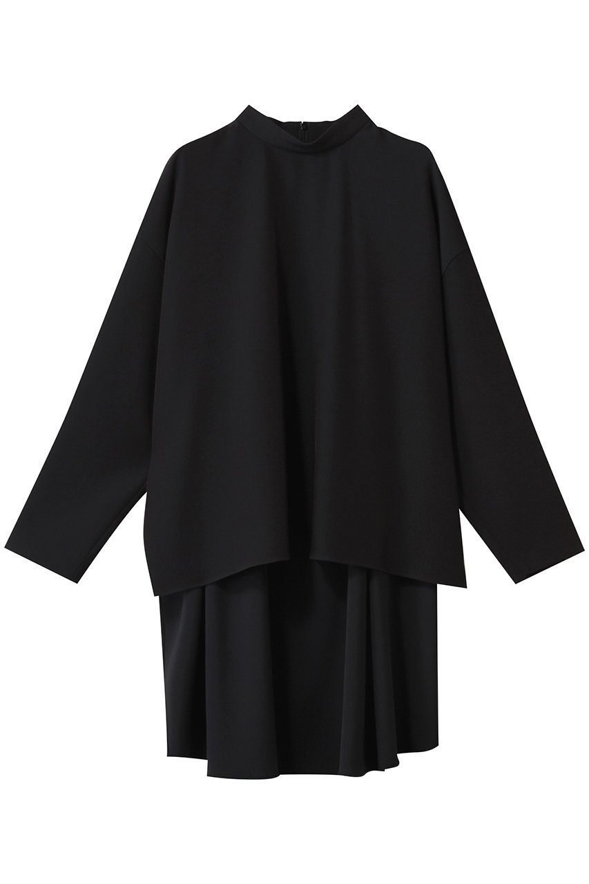 【ル フィル/LE PHIL】の2WAYツイルブラウス 人気、トレンドファッション・服の通販 founy(ファニー) 　ファッション　Fashion　レディースファッション　Fashion for Women　トップス・カットソー　Cut & Sew Tops　シャツ・ブラウス・オフィスカジュアル　Elegant Blouses & Button-Ups　ストレッチ　Stretch, Stretchy Fabric　スリット　Slit, Slit Detail　スリーブ　Sleeve, Long Sleeve / Short Sleeve　ドレープ　Drape, Draping Fabric　ロング　Long, Long-Length　 other-1|ID: prp329100004878642 ipo3291000000036397569