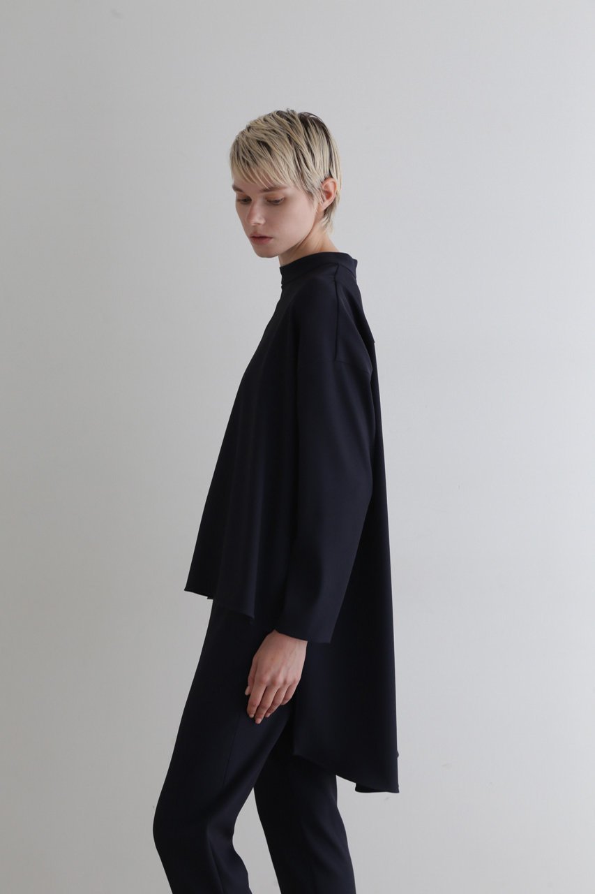 【ル フィル/LE PHIL】の2WAYツイルブラウス 人気、トレンドファッション・服の通販 founy(ファニー) 　ファッション　Fashion　レディースファッション　Fashion for Women　トップス・カットソー　Cut & Sew Tops　シャツ・ブラウス・オフィスカジュアル　Elegant Blouses & Button-Ups　ストレッチ　Stretch, Stretchy Fabric　スリット　Slit, Slit Detail　スリーブ　Sleeve, Long Sleeve / Short Sleeve　ドレープ　Drape, Draping Fabric　ロング　Long, Long-Length　other-6|ID: prp329100004878642 ipo3291000000036397576