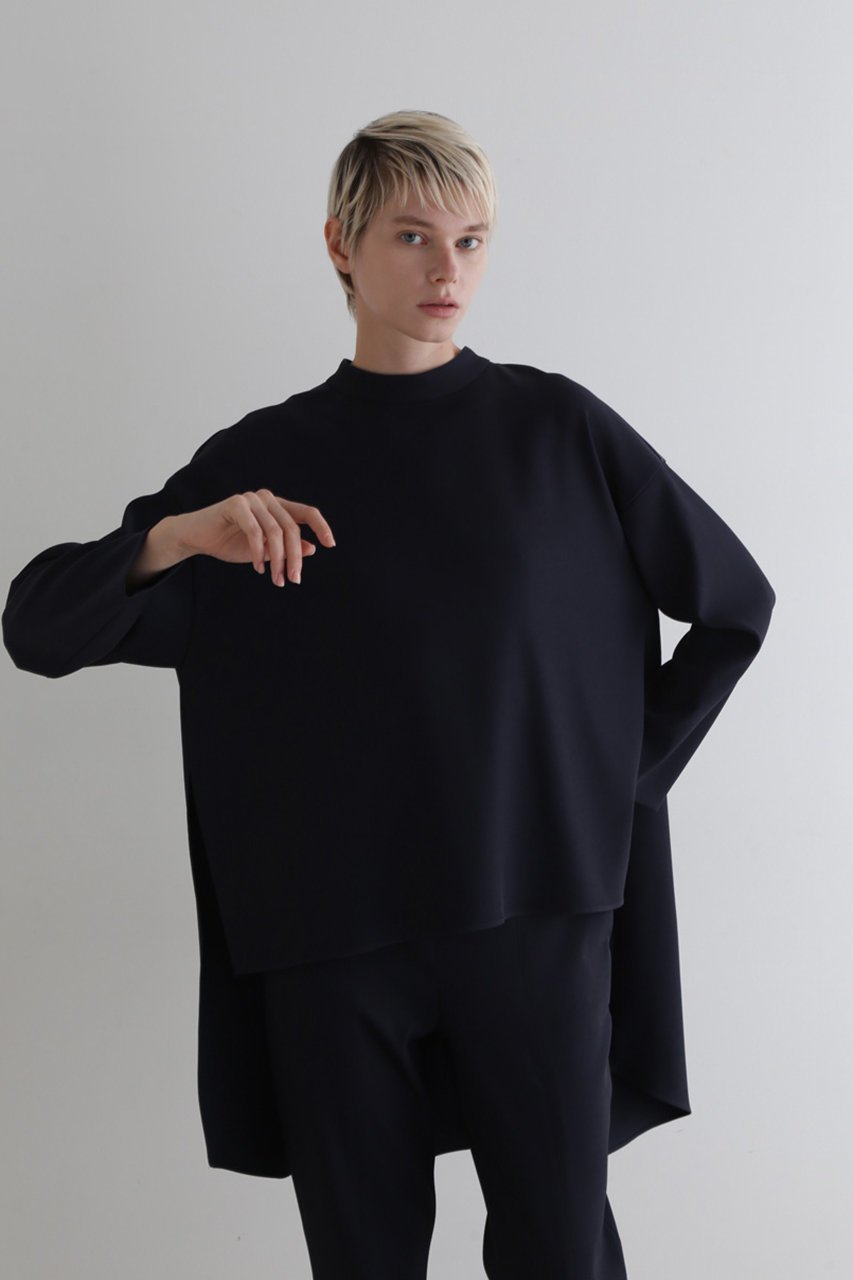 【ル フィル/LE PHIL】の2WAYツイルブラウス 人気、トレンドファッション・服の通販 founy(ファニー) 　ファッション　Fashion　レディースファッション　Fashion for Women　トップス・カットソー　Cut & Sew Tops　シャツ・ブラウス・オフィスカジュアル　Elegant Blouses & Button-Ups　ストレッチ　Stretch, Stretchy Fabric　スリット　Slit, Slit Detail　スリーブ　Sleeve, Long Sleeve / Short Sleeve　ドレープ　Drape, Draping Fabric　ロング　Long, Long-Length　other-8|ID: prp329100004878642 ipo3291000000036397578