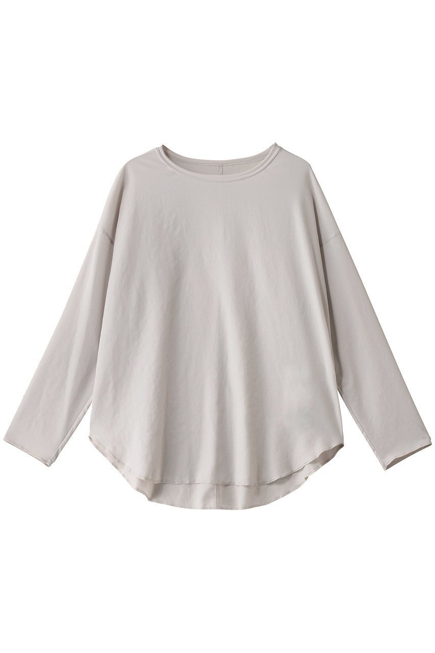 【プルミエ アロンディスモン/1er Arrondissement】のジョーゼットプルオーバー インテリア・キッズ・メンズ・レディースファッション・服の通販 founy(ファニー) 　ファッション　Fashion　レディースファッション　Fashion for Women　トップス・カットソー　Cut & Sew Tops　シャツ・ブラウス・オフィスカジュアル　Elegant Blouses & Button-Ups　カジュアルプルオーバー・ニットトップス　Pullovers & Knit Tops / Casual Pullovers　シンプル　Simple, Minimal　ジョーゼット　Georgette, Semi-Sheer Fabric　スリーブ　Sleeve, Long Sleeve / Short Sleeve　ドレープ　Drape, Draping Fabric　ロング　Long, Long-Length　ライトグレー|ID: prp329100004878650 ipo3291000000036398086