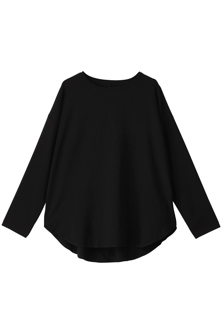 【プルミエ アロンディスモン/1er Arrondissement】のジョーゼットプルオーバー インテリア・キッズ・メンズ・レディースファッション・服の通販 founy(ファニー) 　ファッション　Fashion　レディースファッション　Fashion for Women　トップス・カットソー　Cut & Sew Tops　シャツ・ブラウス・オフィスカジュアル　Elegant Blouses & Button-Ups　カジュアルプルオーバー・ニットトップス　Pullovers & Knit Tops / Casual Pullovers　シンプル　Simple, Minimal　ジョーゼット　Georgette, Semi-Sheer Fabric　スリーブ　Sleeve, Long Sleeve / Short Sleeve　ドレープ　Drape, Draping Fabric　ロング　Long, Long-Length　ブラック|ID: prp329100004878650 ipo3291000000036398087