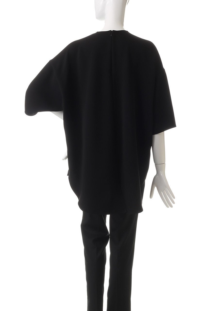 【ドメル/DOMELLE】のバック ラウンド ヘム ブラウス 人気、トレンドファッション・服の通販 founy(ファニー) 　ファッション　Fashion　レディースファッション　Fashion for Women　トップス・カットソー　Cut & Sew Tops　シャツ・ブラウス・オフィスカジュアル　Elegant Blouses & Button-Ups　バッグ　Bags　インナー　Innerwear　カッティング　Cutting Detail　ショート　Short, Short Length　シンプル　Simple, Minimal　ジャケット　Jacket, Outerwear　スリーブ　Sleeve, Long Sleeve / Short Sleeve　ドレープ　Drape, Draping Fabric　ラウンド　Round, Round Neck　定番　Standard, Basic Item　other-4|ID: prp329100004878654 ipo3291000000036398332