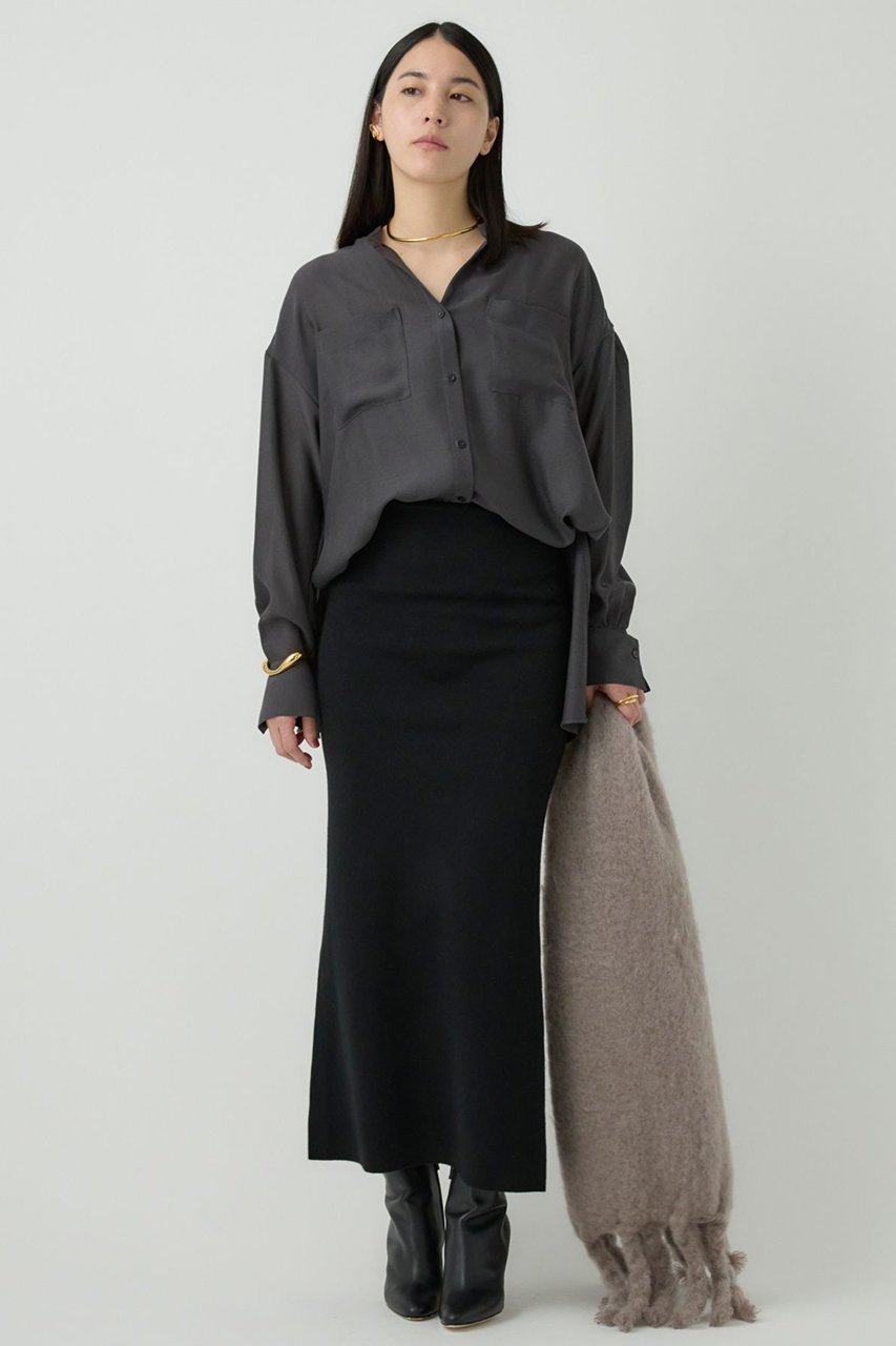 【カオス/Chaos】のパランビエラシャツ 人気、トレンドファッション・服の通販 founy(ファニー) 　ファッション　Fashion　レディースファッション　Fashion for Women　トップス・カットソー　Cut & Sew Tops　シャツ・ブラウス・オフィスカジュアル　Elegant Blouses & Button-Ups　キュプラ　Cupro, Eco Fabric　スリーブ　Sleeve, Long Sleeve / Short Sleeve　ドレープ　Drape, Draping Fabric　バランス　Balance, Style Balance　フェミニン　Feminine, Girly　ロング　Long, Long-Length　other-8|ID: prp329100004878655 ipo3291000000036398448