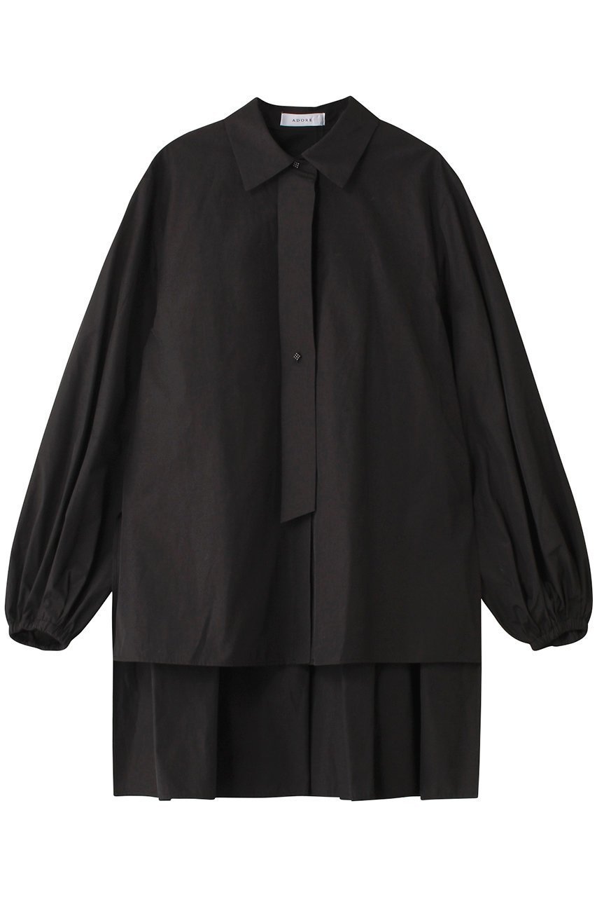 【アドーア/ADORE】のクリアコンパクトブラウス インテリア・キッズ・メンズ・レディースファッション・服の通販 founy(ファニー) ファッション Fashion レディースファッション Fashion for Women トップス・カットソー Cut & Sew Tops シャツ・ブラウス・オフィスカジュアル Elegant Blouses & Button-Ups ギャザー Gathered, Ruffled コンパクト Compact, Small Size シンプル Simple, Minimal スリーブ Sleeve, Long Sleeve / Short Sleeve ボトム Bottoms, Lower Wear ヨーク Yoke, Yoke Design ロング Long, Long-Length 人気 Popular, Best Seller ブラック|ID: prp329100004878658 ipo3291000000036398745