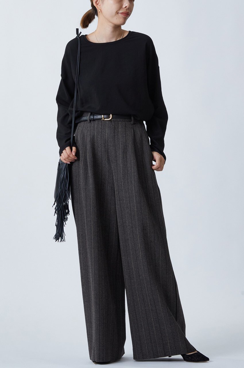 【プルミエ アロンディスモン/1er Arrondissement】のジョーゼットプルオーバー 人気、トレンドファッション・服の通販 founy(ファニー) 　ファッション　Fashion　レディースファッション　Fashion for Women　トップス・カットソー　Cut & Sew Tops　シャツ・ブラウス・オフィスカジュアル　Elegant Blouses & Button-Ups　カジュアルプルオーバー・ニットトップス　Pullovers & Knit Tops / Casual Pullovers　インナー　Innerwear　ジョーゼット　Georgette, Semi-Sheer Fabric　スリーブ　Sleeve, Long Sleeve / Short Sleeve　ドレープ　Drape, Draping Fabric　ロング　Long, Long-Length　other-7|ID: prp329100004878659 ipo3291000000036398906