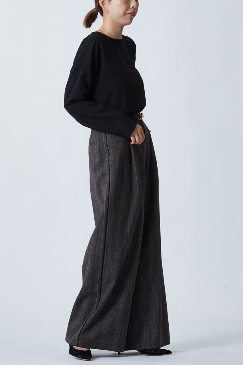 【プルミエ アロンディスモン/1er Arrondissement】のジョーゼットプルオーバー 人気、トレンドファッション・服の通販 founy(ファニー) 　ファッション　Fashion　レディースファッション　Fashion for Women　トップス・カットソー　Cut & Sew Tops　シャツ・ブラウス・オフィスカジュアル　Elegant Blouses & Button-Ups　カジュアルプルオーバー・ニットトップス　Pullovers & Knit Tops / Casual Pullovers　インナー　Innerwear　ジョーゼット　Georgette, Semi-Sheer Fabric　スリーブ　Sleeve, Long Sleeve / Short Sleeve　ドレープ　Drape, Draping Fabric　ロング　Long, Long-Length　other-8|ID: prp329100004878659 ipo3291000000036398907