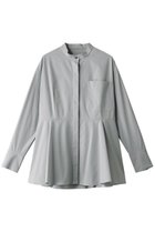 【ル フィル/LE PHIL】のSOLOTEXペプラムブラウス 人気、トレンドファッション・服の通販 founy(ファニー) ファッション Fashion レディースファッション Fashion for Women トップス・カットソー Cut & Sew Tops シャツ・ブラウス・オフィスカジュアル Elegant Blouses & Button-Ups シンプル Simple, Minimal ストレッチ Stretch, Stretchy Fabric スリーブ Sleeve, Long Sleeve / Short Sleeve タフタ Taffeta, Structured Fabric ドレープ Drape, Draping Fabric フェミニン Feminine, Girly ペプラム Peplum, Flared Hem ロング Long, Long-Length thumbnail グレー|ID: prp329100004878661 ipo3291000000036399152