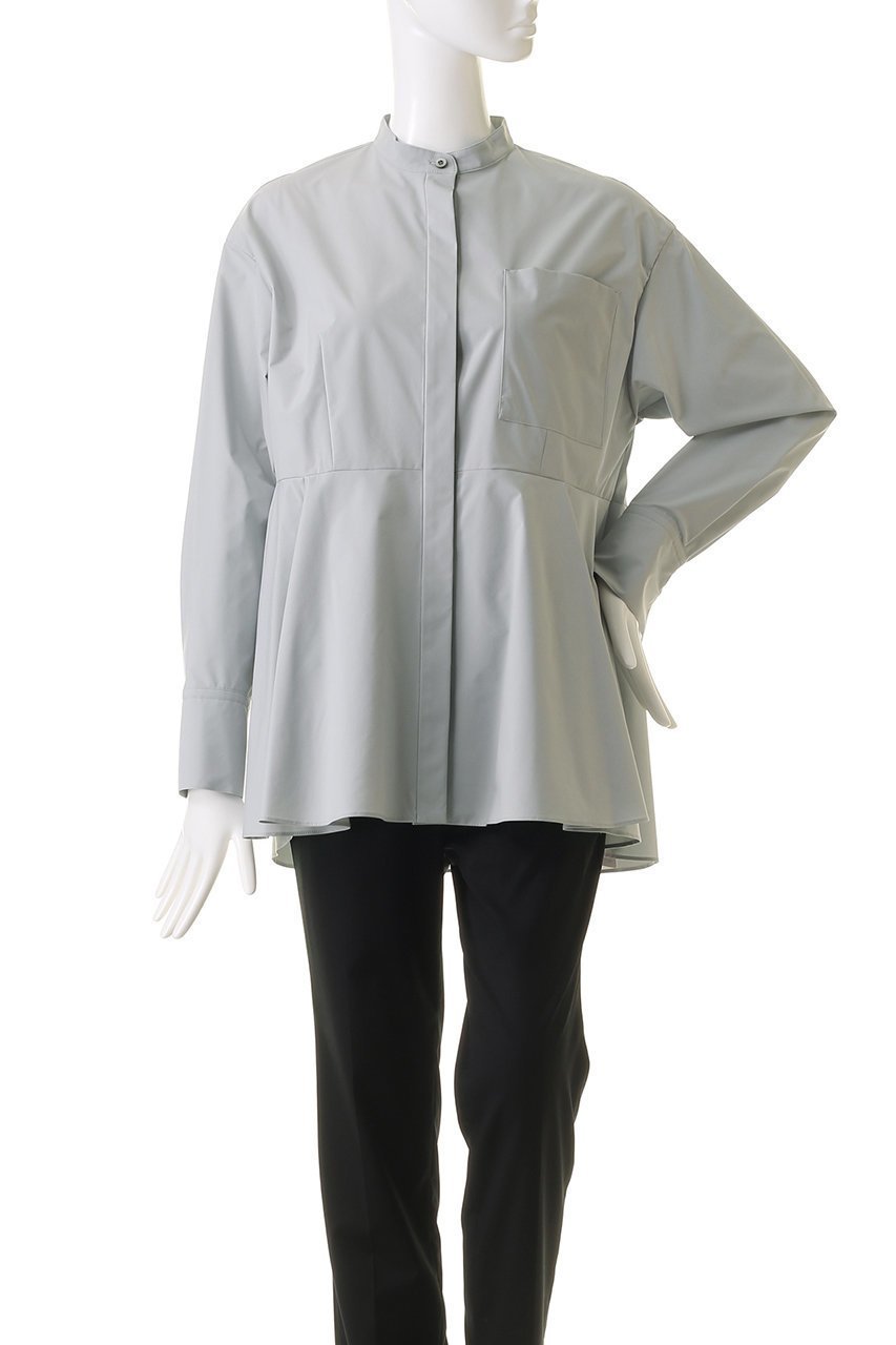 【ル フィル/LE PHIL】のSOLOTEXペプラムブラウス 人気、トレンドファッション・服の通販 founy(ファニー) 　ファッション　Fashion　レディースファッション　Fashion for Women　トップス・カットソー　Cut & Sew Tops　シャツ・ブラウス・オフィスカジュアル　Elegant Blouses & Button-Ups　シンプル　Simple, Minimal　ストレッチ　Stretch, Stretchy Fabric　スリーブ　Sleeve, Long Sleeve / Short Sleeve　タフタ　Taffeta, Structured Fabric　ドレープ　Drape, Draping Fabric　フェミニン　Feminine, Girly　ペプラム　Peplum, Flared Hem　ロング　Long, Long-Length　other-2|ID: prp329100004878661 ipo3291000000036399153