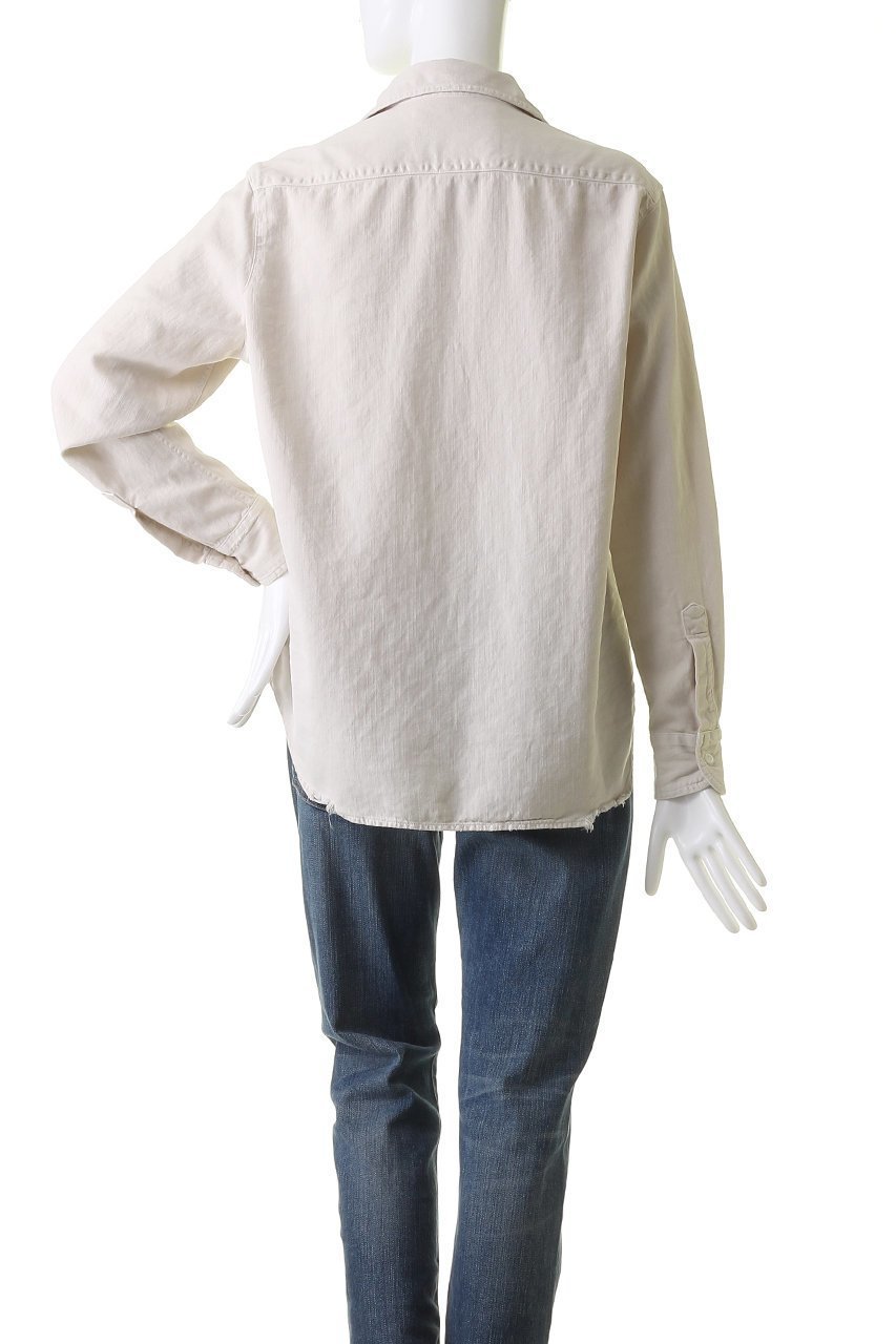 【フランク&アイリーン/Frank&Eileen】のEILEEN イタリアンフェイマスデニム カラーシャツ 人気、トレンドファッション・服の通販 founy(ファニー) 　ファッション　Fashion　レディースファッション　Fashion for Women　トップス・カットソー　Cut & Sew Tops　シャツ・ブラウス・オフィスカジュアル　Elegant Blouses & Button-Ups　シンプル　Simple, Minimal　スリーブ　Sleeve, Long Sleeve / Short Sleeve　フレア　Flare, Flared　ロング　Long, Long-Length　定番　Standard, Basic Item　other-4|ID: prp329100004878665 ipo3291000000036399729