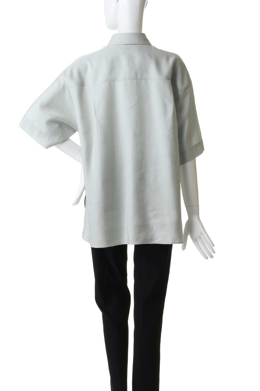 【エブール/ebure】のリネンアセテート 半袖シャツ 人気、トレンドファッション・服の通販 founy(ファニー) 　ファッション　Fashion　レディースファッション　Fashion for Women　トップス・カットソー　Cut & Sew Tops　シャツ・ブラウス・オフィスカジュアル　Elegant Blouses & Button-Ups　おすすめ　Recommended / Our Picks　サテン　Satin, Glossy Fabric　ショート　Short, Short Length　シンプル　Simple, Minimal　スリーブ　Sleeve, Long Sleeve / Short Sleeve　セットアップ　Set-Up, Coordinated Outfit　ボトム　Bottoms, Lower Wear　ポケット　Pocket, Pocket Detail　リネン　Linen, Linen Fabric　ワンポイント　One Point, Statement Accent　エレガント 上品　Elegant　半袖　Short Sleeve, Half Sleeve　夏　Summer　新作・新入荷　New Arrivals / New In　羽織　Haori, Light Jacket　other-4|ID: prp329100004878673 ipo3291000000036400314
