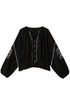 【シンゾーン/Shinzone】のエンブロイダリーブラウス 人気、トレンドファッション・服の通販 founy(ファニー) ファッション Fashion レディースファッション Fashion for Women トップス・カットソー Cut & Sew Tops シャツ・ブラウス・オフィスカジュアル Elegant Blouses & Button-Ups ギャザー Gathered, Ruffled スリーブ Sleeve, Long Sleeve / Short Sleeve デニム Denim, Jeans Material ロング Long, Long-Length 新作・新入荷 New Arrivals / New In thumbnail ブラック|ID: prp329100004878682 ipo3291000000036400408
