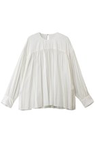 【ティアラ/Tiara】のギャザーブラウス 人気、トレンドファッション・服の通販 founy(ファニー) ファッション Fashion レディースファッション Fashion for Women トップス・カットソー Cut & Sew Tops シャツ・ブラウス・オフィスカジュアル Elegant Blouses & Button-Ups ギャザー Gathered, Ruffled シルク Silk, 100% Silk スリーブ Sleeve, Long Sleeve / Short Sleeve タンブラー Tumbler, Travel Mug ネップ Nepp, Slub Yarn ヨーク Yoke, Yoke Design ロング Long, Long-Length 新作・新入荷 New Arrivals / New In thumbnail ホワイト|ID: prp329100004878684 ipo3291000000036400422