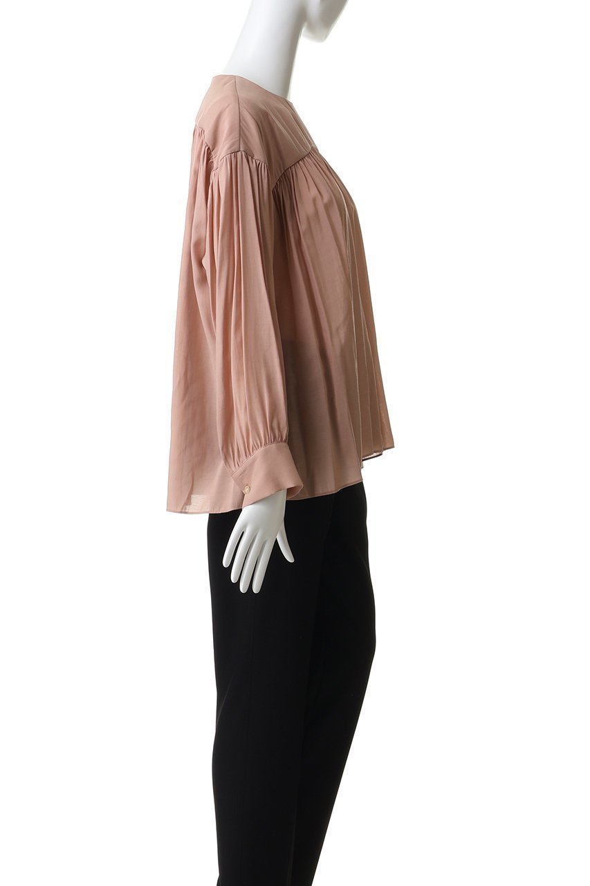 【ティアラ/Tiara】のギャザーブラウス 人気、トレンドファッション・服の通販 founy(ファニー) 　ファッション　Fashion　レディースファッション　Fashion for Women　トップス・カットソー　Cut & Sew Tops　シャツ・ブラウス・オフィスカジュアル　Elegant Blouses & Button-Ups　ギャザー　Gathered, Ruffled　シルク　Silk, 100% Silk　スリーブ　Sleeve, Long Sleeve / Short Sleeve　タンブラー　Tumbler, Travel Mug　ネップ　Nepp, Slub Yarn　ヨーク　Yoke, Yoke Design　ロング　Long, Long-Length　新作・新入荷　New Arrivals / New In　other-3|ID: prp329100004878684 ipo3291000000036400426