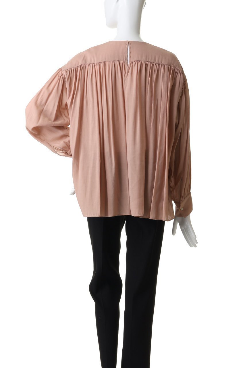 【ティアラ/Tiara】のギャザーブラウス 人気、トレンドファッション・服の通販 founy(ファニー) 　ファッション　Fashion　レディースファッション　Fashion for Women　トップス・カットソー　Cut & Sew Tops　シャツ・ブラウス・オフィスカジュアル　Elegant Blouses & Button-Ups　ギャザー　Gathered, Ruffled　シルク　Silk, 100% Silk　スリーブ　Sleeve, Long Sleeve / Short Sleeve　タンブラー　Tumbler, Travel Mug　ネップ　Nepp, Slub Yarn　ヨーク　Yoke, Yoke Design　ロング　Long, Long-Length　新作・新入荷　New Arrivals / New In　other-4|ID: prp329100004878684 ipo3291000000036400427