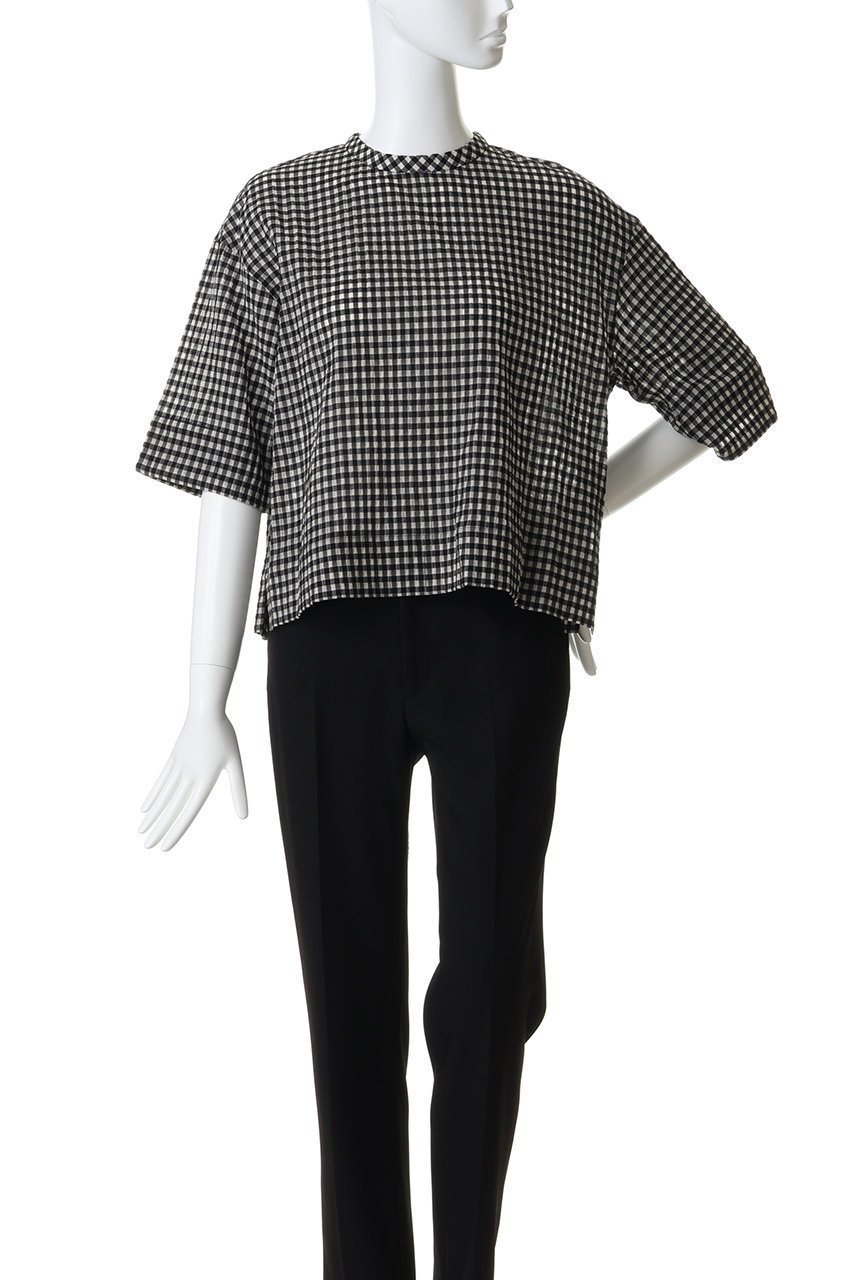 【ティアラ/Tiara】のギンガムチェックTブラウス 人気、トレンドファッション・服の通販 founy(ファニー) ファッション Fashion レディースファッション Fashion for Women トップス・カットソー Cut & Sew Tops シャツ・ブラウス・オフィスカジュアル Elegant Blouses & Button-Ups ギンガム Gingham, Gingham Fabric シアー Sheer, See-Through ショート Short, Short Length スリーブ Sleeve, Long Sleeve / Short Sleeve チェック Check, Plaid, Tartan エレガント 上品 Elegant 夏 Summer 新作・新入荷 New Arrivals / New In 春 Spring S/S・春夏 SS, Spring/Summer, Warm Season other-2|ID: prp329100004878685 ipo3291000000036400432