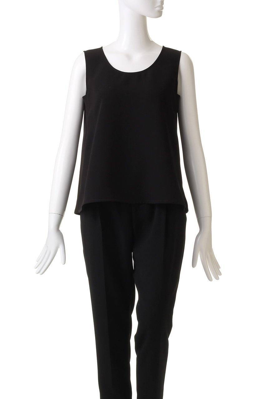 【アドーア/ADORE】のドライタッチWクロスブラウス 人気、トレンドファッション・服の通販 founy(ファニー) 　ファッション　Fashion　レディースファッション　Fashion for Women　トップス・カットソー　Cut & Sew Tops　キャミソール&ノースリーブ　Camisoles & Sleeveless Tops　シャツ・ブラウス・オフィスカジュアル　Elegant Blouses & Button-Ups　インナー　Innerwear　シンプル　Simple, Minimal　ジャケット　Jacket, Outerwear　ダブル　Double, Double-Breasted　ノースリーブ　Sleeveless, No-Sleeve　フレア　Flare, Flared　エレガント 上品　Elegant　other-2|ID: prp329100004878690 ipo3291000000036400510