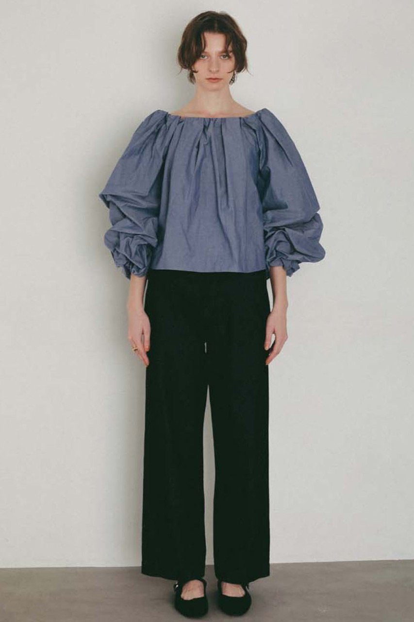 【ハー/HER.】のボリュームスリーブオフショルブラウス 人気、トレンドファッション・服の通販 founy(ファニー) 　ファッション　Fashion　レディースファッション　Fashion for Women　トップス・カットソー　Cut & Sew Tops　シャツ・ブラウス・オフィスカジュアル　Elegant Blouses & Button-Ups　ボリューム袖・フリルスリーブブラウス　Voluminous & Ruffle Sleeves / Puffy Sleeve Tops　ショルダー　Shoulder, Shoulder Strap　スリーブ　Sleeve, Long Sleeve / Short Sleeve　ダンガリー　Dungaree, Chambray　ベーシック　Basic, Essential　ランダム　Random, Irregular　ロング　Long, Long-Length　新作・新入荷　New Arrivals / New In　春　Spring　other-6|ID: prp329100004878691 ipo3291000000036400525