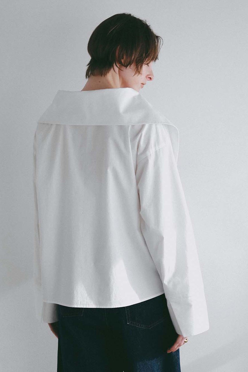 【ハー/HER.】のアシメカラーデザインブラウス 人気、トレンドファッション・服の通販 founy(ファニー) 　ファッション　Fashion　レディースファッション　Fashion for Women　トップス・カットソー　Cut & Sew Tops　シャツ・ブラウス・オフィスカジュアル　Elegant Blouses & Button-Ups　カフス　Cuff Design　スリーブ　Sleeve, Long Sleeve / Short Sleeve　タイプライター　Typewriter Fabric, Crisp Cotton　ロング　Long, Long-Length　新作・新入荷　New Arrivals / New In　other-4|ID: prp329100004878692 ipo3291000000036400533