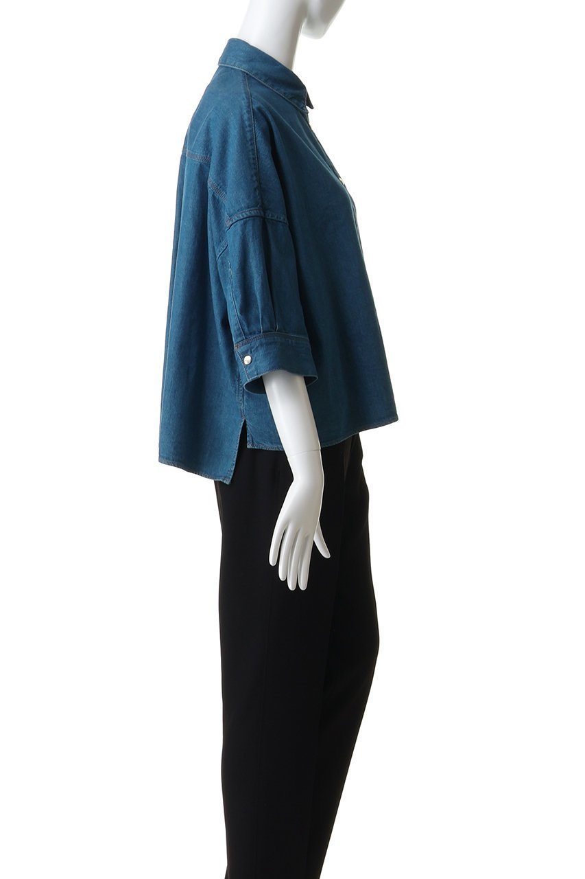 【マッキントッシュ/MACKINTOSH】のWHITELEY BT デニムシャツ 人気、トレンドファッション・服の通販 founy(ファニー) ファッション Fashion レディースファッション Fashion for Women トップス・カットソー Cut & Sew Tops シャツ・ブラウス・オフィスカジュアル Elegant Blouses & Button-Ups ショート Short, Short Length スリーブ Sleeve, Long Sleeve / Short Sleeve デニム Denim, Jeans Material モダン Modern, Contemporary 新作・新入荷 New Arrivals / New In other-3|ID: prp329100004878702 ipo3291000000036400779