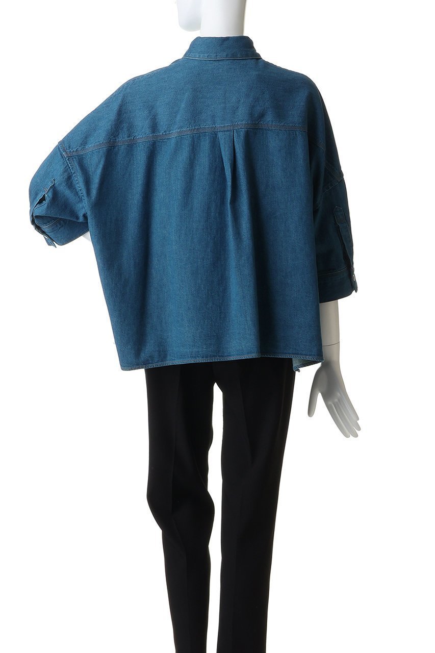 【マッキントッシュ/MACKINTOSH】のWHITELEY BT デニムシャツ 人気、トレンドファッション・服の通販 founy(ファニー) ファッション Fashion レディースファッション Fashion for Women トップス・カットソー Cut & Sew Tops シャツ・ブラウス・オフィスカジュアル Elegant Blouses & Button-Ups ショート Short, Short Length スリーブ Sleeve, Long Sleeve / Short Sleeve デニム Denim, Jeans Material モダン Modern, Contemporary 新作・新入荷 New Arrivals / New In other-4|ID: prp329100004878702 ipo3291000000036400780