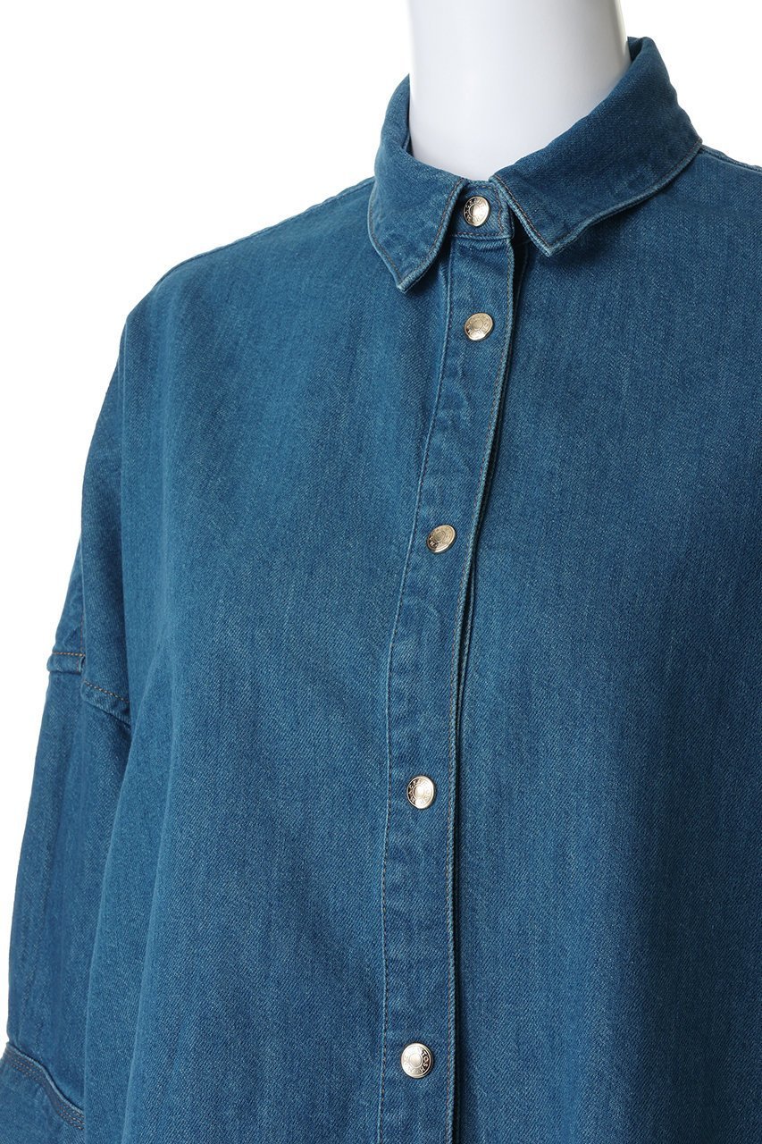 【マッキントッシュ/MACKINTOSH】のWHITELEY BT デニムシャツ 人気、トレンドファッション・服の通販 founy(ファニー) ファッション Fashion レディースファッション Fashion for Women トップス・カットソー Cut & Sew Tops シャツ・ブラウス・オフィスカジュアル Elegant Blouses & Button-Ups ショート Short, Short Length スリーブ Sleeve, Long Sleeve / Short Sleeve デニム Denim, Jeans Material モダン Modern, Contemporary 新作・新入荷 New Arrivals / New In other-5|ID: prp329100004878702 ipo3291000000036400781