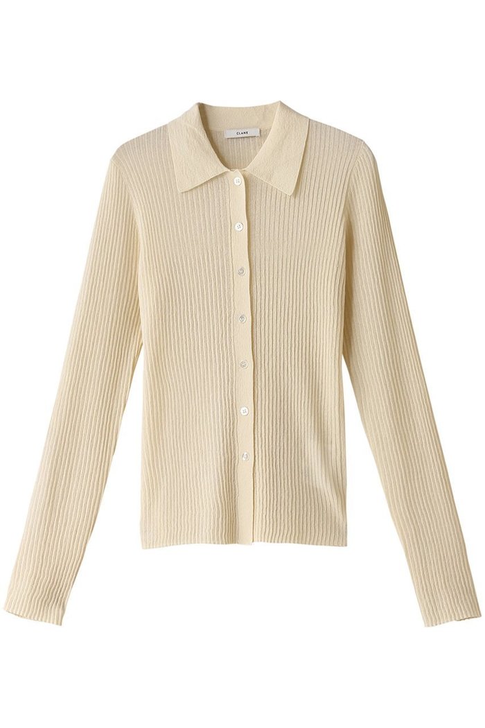 【クラネ/CLANE】のSHEER RIB KNIT SHIRTS/ニットシャツ インテリア・キッズ・メンズ・レディースファッション・服の通販 founy(ファニー) https://founy.com/ ファッション Fashion レディースファッション Fashion for Women トップス・カットソー Cut & Sew Tops ニット Knit Tops & Sweaters シャツ・ブラウス・オフィスカジュアル Elegant Blouses & Button-Ups ロングTシャツ・Tシャツ Longline T-Shirts & Tees カジュアルプルオーバー・ニットトップス Pullovers & Knit Tops / Casual Pullovers おすすめ Recommended / Our Picks キャミソール Camisole, Spaghetti Strap Top シアー Sheer, See-Through スリット Slit, Slit Detail リブニット Rib Knit, Ribbed Knit エレガント 上品 Elegant |ID: prp329100004878709 ipo3291000000036401703