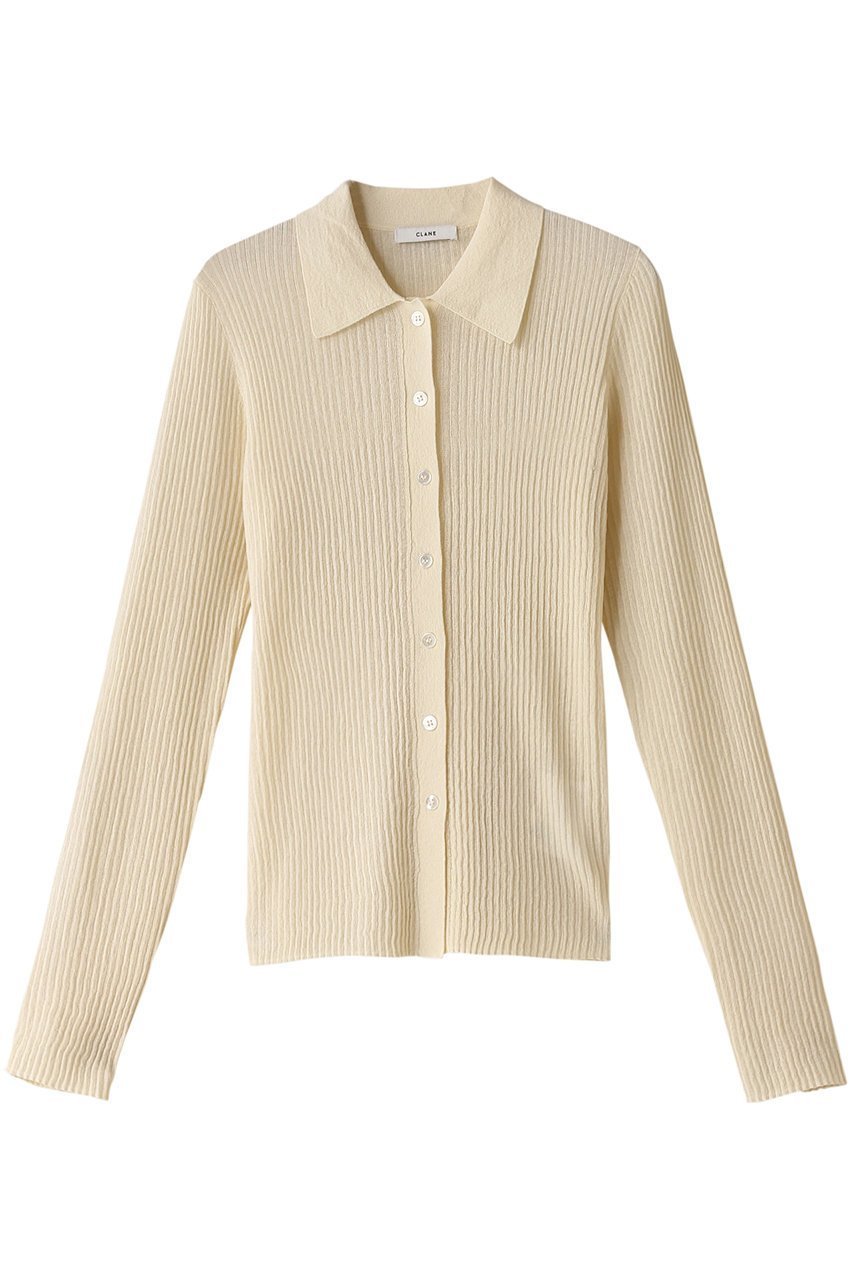 【クラネ/CLANE】のSHEER RIB KNIT SHIRTS/ニットシャツ 人気、トレンドファッション・服の通販 founy(ファニー) 　ファッション　Fashion　レディースファッション　Fashion for Women　トップス・カットソー　Cut & Sew Tops　ニット　Knit Tops & Sweaters　シャツ・ブラウス・オフィスカジュアル　Elegant Blouses & Button-Ups　ロングTシャツ・Tシャツ　Longline T-Shirts & Tees　カジュアルプルオーバー・ニットトップス　Pullovers & Knit Tops / Casual Pullovers　おすすめ　Recommended / Our Picks　キャミソール　Camisole, Spaghetti Strap Top　シアー　Sheer, See-Through　スリット　Slit, Slit Detail　リブニット　Rib Knit, Ribbed Knit　エレガント 上品　Elegant　 other-1|ID: prp329100004878709 ipo3291000000036401703