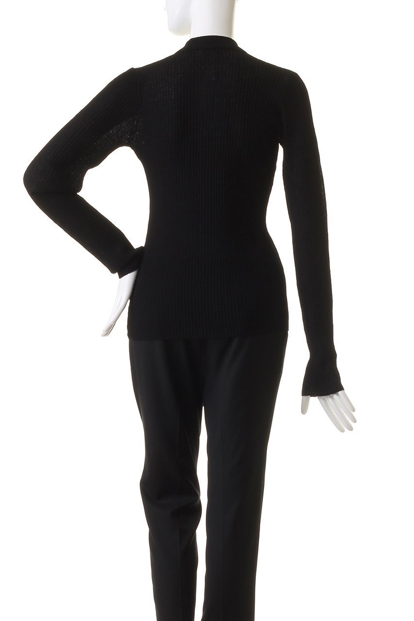 【クラネ/CLANE】のSHEER RIB KNIT SHIRTS/ニットシャツ 人気、トレンドファッション・服の通販 founy(ファニー) 　ファッション　Fashion　レディースファッション　Fashion for Women　トップス・カットソー　Cut & Sew Tops　ニット　Knit Tops & Sweaters　シャツ・ブラウス・オフィスカジュアル　Elegant Blouses & Button-Ups　ロングTシャツ・Tシャツ　Longline T-Shirts & Tees　カジュアルプルオーバー・ニットトップス　Pullovers & Knit Tops / Casual Pullovers　おすすめ　Recommended / Our Picks　キャミソール　Camisole, Spaghetti Strap Top　シアー　Sheer, See-Through　スリット　Slit, Slit Detail　リブニット　Rib Knit, Ribbed Knit　エレガント 上品　Elegant　other-4|ID: prp329100004878709 ipo3291000000036401708