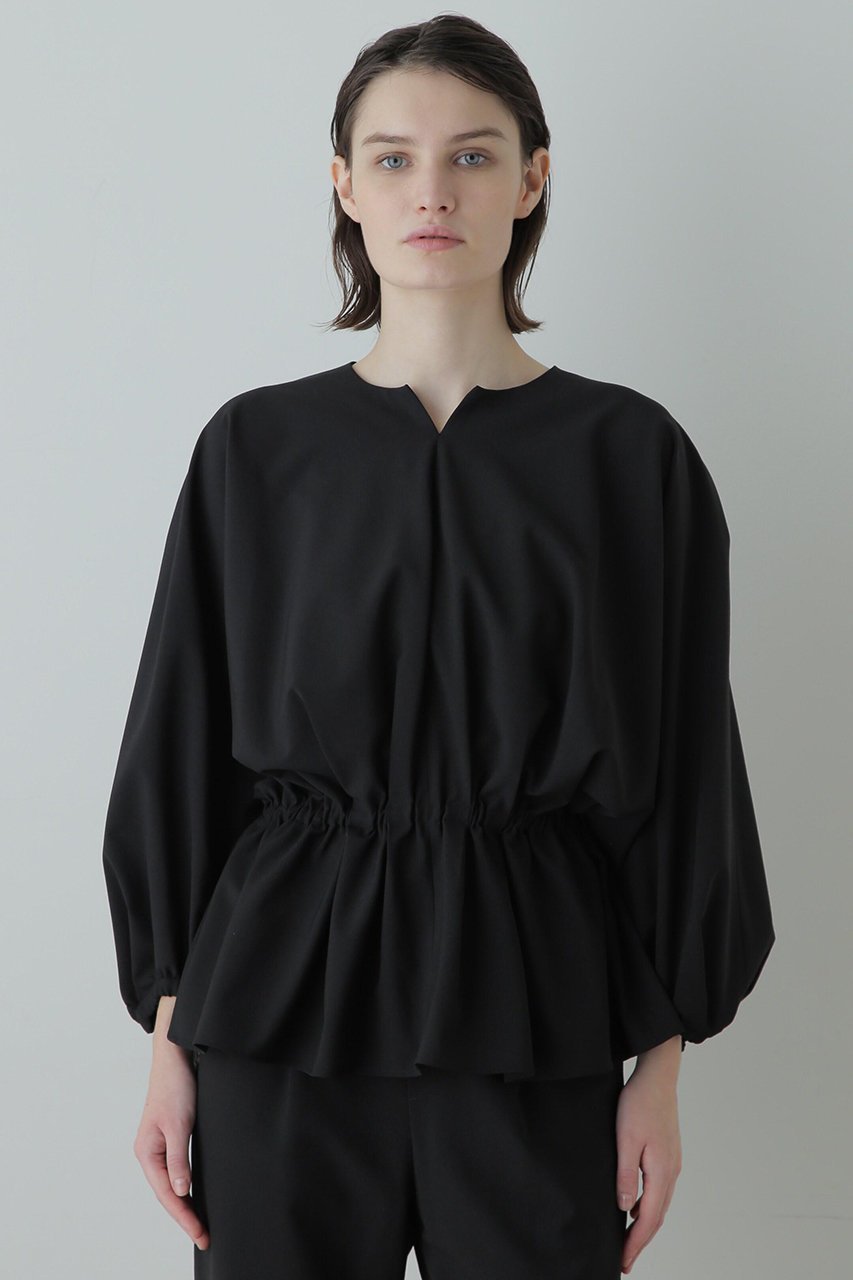 【ヒューエルミュージアム/hueLe Museum】の【STUMBLY】Balloon Sleeve Blouse 人気、トレンドファッション・服の通販 founy(ファニー) 　ファッション　Fashion　レディースファッション　Fashion for Women　トップス・カットソー　Cut & Sew Tops　シャツ・ブラウス・オフィスカジュアル　Elegant Blouses & Button-Ups　ギャザー　Gathered, Ruffled　スリーブ　Sleeve, Long Sleeve / Short Sleeve　パターン　Pattern, Design Print　ロング　Long, Long-Length　 other-1|ID: prp329100004878715 ipo3291000000036402356