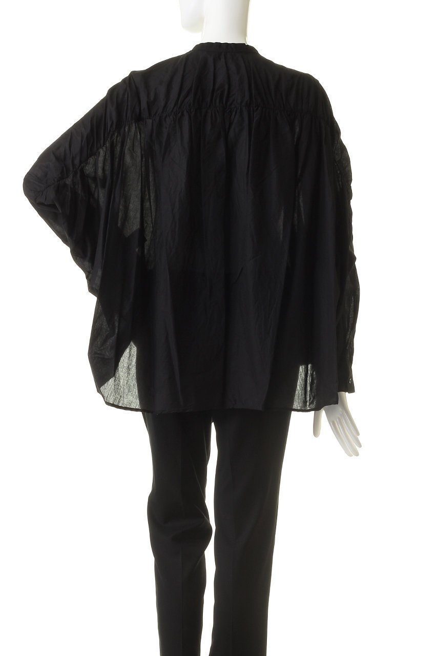 【ミズイロ インド/mizuiro ind】のバックギャザーワイドシャツ 人気、トレンドファッション・服の通販 founy(ファニー) 　ファッション　Fashion　レディースファッション　Fashion for Women　トップス・カットソー　Cut & Sew Tops　シャツ・ブラウス・オフィスカジュアル　Elegant Blouses & Button-Ups　バッグ　Bags　ギャザー　Gathered, Ruffled　シアー　Sheer, See-Through　スリーブ　Sleeve, Long Sleeve / Short Sleeve　ポンチョ　Poncho, Cape Style　ロング　Long, Long-Length　other-4|ID: prp329100004878720 ipo3291000000036402641