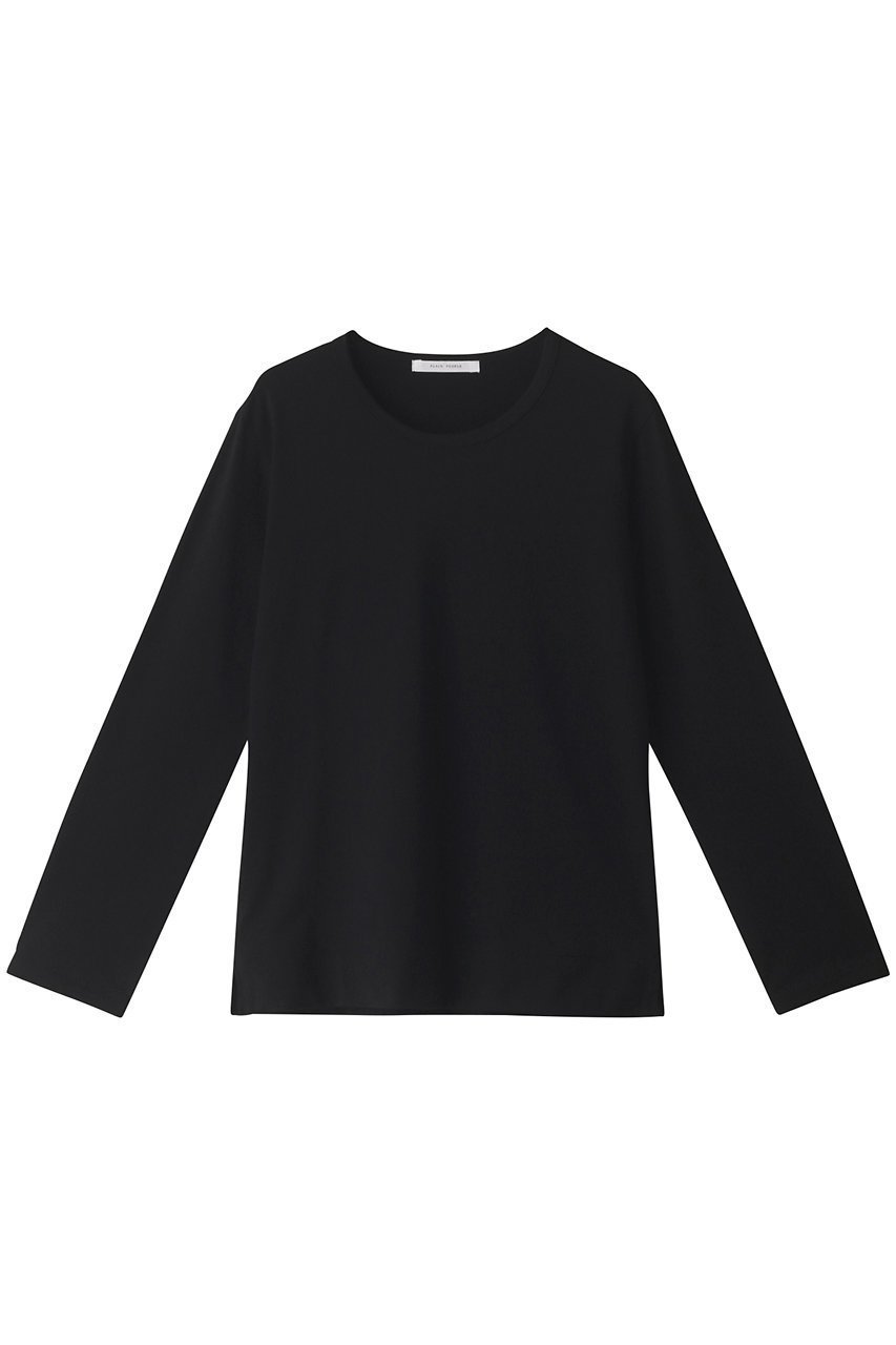 【プレインピープル/PLAIN PEOPLE】のコットンロングスリーブTブラウス 人気、トレンドファッション・服の通販 founy(ファニー) 　ファッション　Fashion　レディースファッション　Fashion for Women　トップス・カットソー　Cut & Sew Tops　シャツ・ブラウス・オフィスカジュアル　Elegant Blouses & Button-Ups　スリーブ　Sleeve, Long Sleeve / Short Sleeve　ベーシック　Basic, Essential　ボーダー　Border, Stripe　ロング　Long, Long-Length　 other-1|ID: prp329100004878721 ipo3291000000036402711