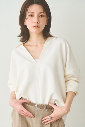 【ウィムガゼット/Whim Gazette】 スキッパージョーゼットブラウス人気、トレンドファッション・服の通販 founy(ファニー) ファッション Fashion レディースファッション Fashion for Women トップス・カットソー Cut & Sew Tops シャツ・ブラウス・オフィスカジュアル Elegant Blouses & Button-Ups ジョーゼット Georgette, Semi-Sheer Fabric スキッパー Skipper, Open Collar スマート Smart, Elegant スリーブ Sleeve, Long Sleeve / Short Sleeve ドレープ Drape, Draping Fabric バランス Balance, Style Balance フォルム Silhouette, Form フロント Front, Front Design ロング Long, Long-Length ワイド Wide, Wide Fit エレガント 上品 Elegant 新作・新入荷 New Arrivals / New In |ID:prp329100004878731