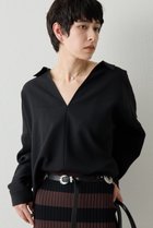 【ウィムガゼット/Whim Gazette】のスキッパージョーゼットブラウス 人気、トレンドファッション・服の通販 founy(ファニー) ファッション Fashion レディースファッション Fashion for Women トップス・カットソー Cut & Sew Tops シャツ・ブラウス・オフィスカジュアル Elegant Blouses & Button-Ups ジョーゼット Georgette, Semi-Sheer Fabric スキッパー Skipper, Open Collar スマート Smart, Elegant スリーブ Sleeve, Long Sleeve / Short Sleeve ドレープ Drape, Draping Fabric バランス Balance, Style Balance フォルム Silhouette, Form フロント Front, Front Design ロング Long, Long-Length ワイド Wide, Wide Fit エレガント 上品 Elegant 新作・新入荷 New Arrivals / New In thumbnail ブラック|ID: prp329100004878731 ipo3291000000036403123