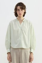 【プレインピープル/PLAIN PEOPLE】のチリメンタイプライタースキッパーギャザーブラウス 人気、トレンドファッション・服の通販 founy(ファニー) ファッション Fashion レディースファッション Fashion for Women トップス・カットソー Cut & Sew Tops シャツ・ブラウス・オフィスカジュアル Elegant Blouses & Button-Ups ギャザー Gathered, Ruffled スキッパー Skipper, Open Collar スリーブ Sleeve, Long Sleeve / Short Sleeve タイプライター Typewriter Fabric, Crisp Cotton ロング Long, Long-Length 夏 Summer 新作・新入荷 New Arrivals / New In 春 Spring S/S・春夏 SS, Spring/Summer, Warm Season thumbnail ミント|ID: prp329100004878734 ipo3291000000036403156