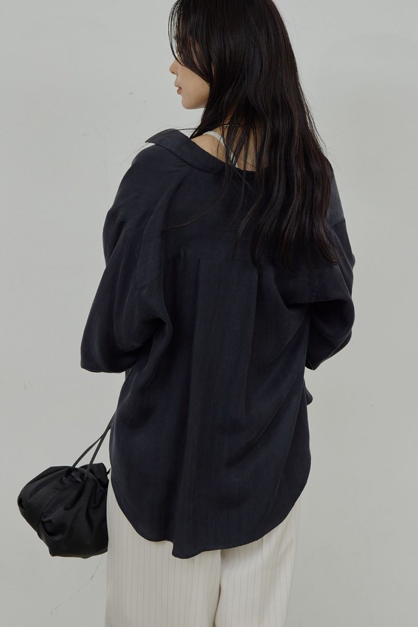 【ガリャルダガランテ/GALLARDAGALANTE】の【セットアップ対応】キュプラブラウス 人気、トレンドファッション・服の通販 founy(ファニー) 　ファッション　Fashion　レディースファッション　Fashion for Women　トップス・カットソー　Cut & Sew Tops　シャツ・ブラウス・オフィスカジュアル　Elegant Blouses & Button-Ups　おすすめ　Recommended / Our Picks　なめらか　Smooth, Silky Texture　スリーブ　Sleeve, Long Sleeve / Short Sleeve　セットアップ　Set-Up, Coordinated Outfit　ロング　Long, Long-Length　エレガント 上品　Elegant　新作・新入荷　New Arrivals / New In　other-7|ID: prp329100004878736 ipo3291000000036403178