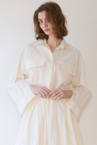 【マルティニーク/martinique】のウェザークロス/ストライプビッグシャツ(セットアップ可) 人気、トレンドファッション・服の通販 founy(ファニー) ファッション Fashion レディースファッション Fashion for Women トップス・カットソー Cut & Sew Tops シャツ・ブラウス・オフィスカジュアル Elegant Blouses & Button-Ups おすすめ Recommended / Our Picks なめらか Smooth, Silky Texture ストライプ Stripe, Striped Pattern スリーブ Sleeve, Long Sleeve / Short Sleeve セットアップ Set-Up, Coordinated Outfit フラップ Flap, Flap Pocket ポケット Pocket, Pocket Detail ロング Long, Long-Length 新作・新入荷 New Arrivals / New In 羽織 Haori, Light Jacket thumbnail ホワイト|ID: prp329100004878738 ipo3291000000036403200