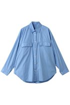 【マルティニーク/martinique】のウェザークロス/ストライプビッグシャツ(セットアップ可) 人気、トレンドファッション・服の通販 founy(ファニー) ファッション Fashion レディースファッション Fashion for Women トップス・カットソー Cut & Sew Tops シャツ・ブラウス・オフィスカジュアル Elegant Blouses & Button-Ups おすすめ Recommended / Our Picks なめらか Smooth, Silky Texture ストライプ Stripe, Striped Pattern スリーブ Sleeve, Long Sleeve / Short Sleeve セットアップ Set-Up, Coordinated Outfit フラップ Flap, Flap Pocket ポケット Pocket, Pocket Detail ロング Long, Long-Length 新作・新入荷 New Arrivals / New In 羽織 Haori, Light Jacket thumbnail ブルーストライプ|ID: prp329100004878738 ipo3291000000036403202