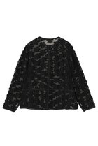 【マルティニーク/martinique】のフラワージャガードシアーブラウス 人気、トレンドファッション・服の通販 founy(ファニー) ファッション Fashion レディースファッション Fashion for Women トップス・カットソー Cut & Sew Tops シャツ・ブラウス・オフィスカジュアル Elegant Blouses & Button-Ups おすすめ Recommended / Our Picks インナー Innerwear カーディガン Cardigan, Knitwear キャミソール Camisole, Spaghetti Strap Top クラシック Classic, Timeless Style シアー Sheer, See-Through スリーブ Sleeve, Long Sleeve / Short Sleeve ダウン Down, Puffer デニム Denim, Jeans Material フレア Flare, Flared モダン Modern, Contemporary ロング Long, Long-Length 新作・新入荷 New Arrivals / New In 羽織 Haori, Light Jacket thumbnail ブラック|ID: prp329100004878740 ipo3291000000036403216