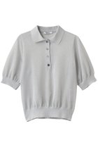 【スローン/SLOANE】の12G二重臼天竺 ラメシアー半袖ポロ 人気、トレンドファッション・服の通販 founy(ファニー) ファッション Fashion レディースファッション Fashion for Women トップス・カットソー Cut & Sew Tops シャツ・ブラウス・オフィスカジュアル Elegant Blouses & Button-Ups ポロシャツ・きれいめカジュアル Smart-Casual Polo Tops クラシカル Classical, Vintage-Inspired コンパクト Compact, Small Size シアー Sheer, See-Through スリーブ Sleeve, Long Sleeve / Short Sleeve トレンド Trend, Trending Now バランス Balance, Style Balance フィット Fit, Slim Fit ポロシャツ Polo Shirt, Collared Tee 半袖 Short Sleeve, Half Sleeve 新作・新入荷 New Arrivals / New In thumbnail ライトグレー|ID: prp329100004878744 ipo3291000000036403250