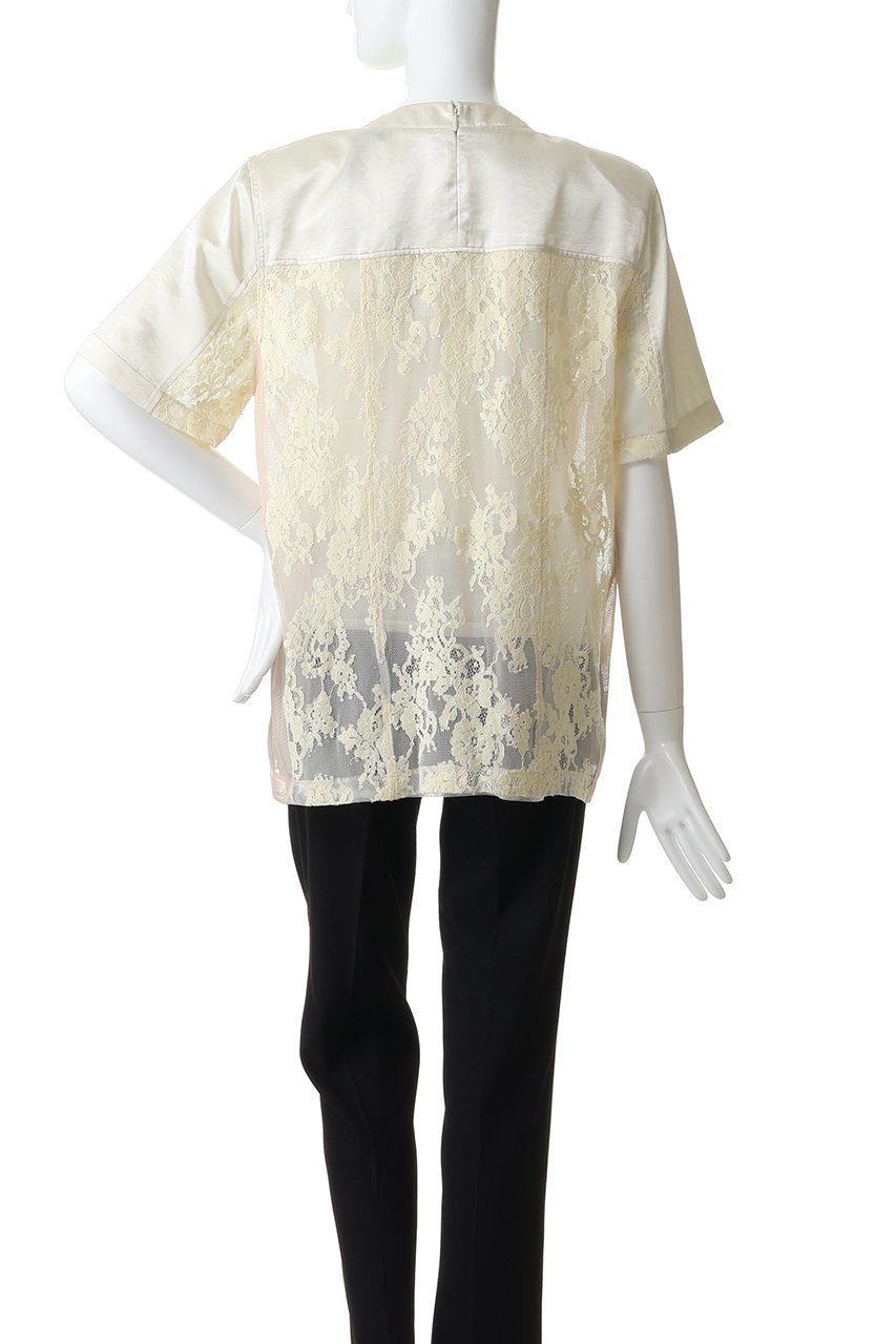 【プランク プロジェクト/PRANK PROJECT】のオーバーレースTEE 人気、トレンドファッション・服の通販 founy(ファニー) 　ファッション　Fashion　レディースファッション　Fashion for Women　トップス・カットソー　Cut & Sew Tops　シャツ・ブラウス・オフィスカジュアル　Elegant Blouses & Button-Ups　インナー　Innerwear　サテン　Satin, Glossy Fabric　スリーブ　Sleeve, Long Sleeve / Short Sleeve　チュール　Tulip, Tulip Motif　メッシュ　Mesh, Net Fabric　レース　Lace, Lace Fabric　ロング　Long, Long-Length　エレガント 上品　Elegant　再入荷　Restock / Back in Stock　other-4|ID: prp329100004878750 ipo3291000000036403444