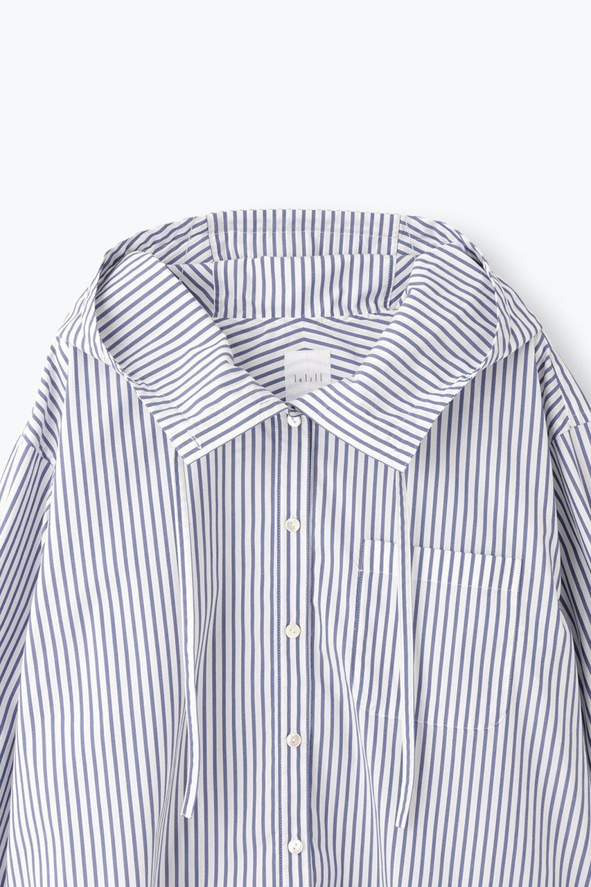 【レリル/lelill】の【ELLE SHOP限定】ピマソロ フーディシャツ 人気、トレンドファッション・服の通販 founy(ファニー) 　雑誌掲載アイテム　Magazine Picks & Fashion Features　ファッション雑誌　Fashion Magazines　エル ジャポン　ELLE JAPON　ファッション　Fashion　レディースファッション　Fashion for Women　トップス・カットソー　Cut & Sew Tops　シャツ・ブラウス・オフィスカジュアル　Elegant Blouses & Button-Ups　春　Spring　秋　Autumn　カーディガン　Cardigan, Knitwear　4月号　April Issue　ストレッチ　Stretch, Stretchy Fabric　スリーブ　Sleeve, Long Sleeve / Short Sleeve　雑誌　Magazine, Fashion Magazine　ハイネック　High Neck, Mock Neck　パターン　Pattern, Design Print　ファブリック　Fabric, Textile　ベーシック　Basic, Essential　ロング　Long, Long-Length　冬　Winter / This Winter　新作・新入荷　New Arrivals / New In　other-2|ID: prp329100004878763 ipo3291000000036403575